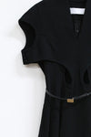 mame kurogouchi belt flare dress MM22SS DR023 black